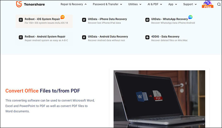 三、Tenorshare PDF Converter